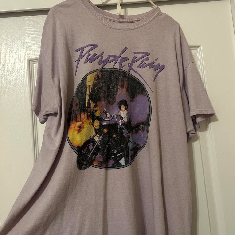 purple rain graphic tee